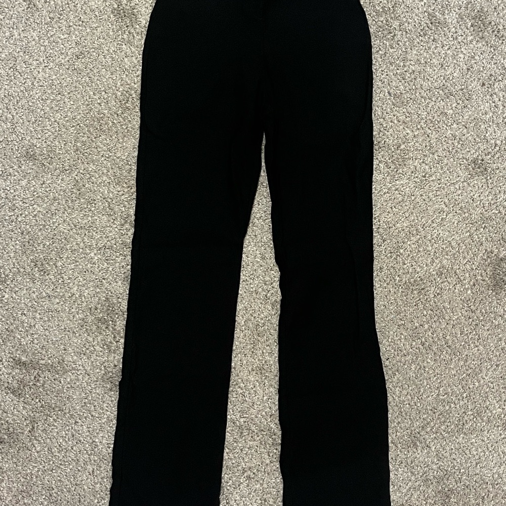 Versona Sleek Black Compression Dress Pants